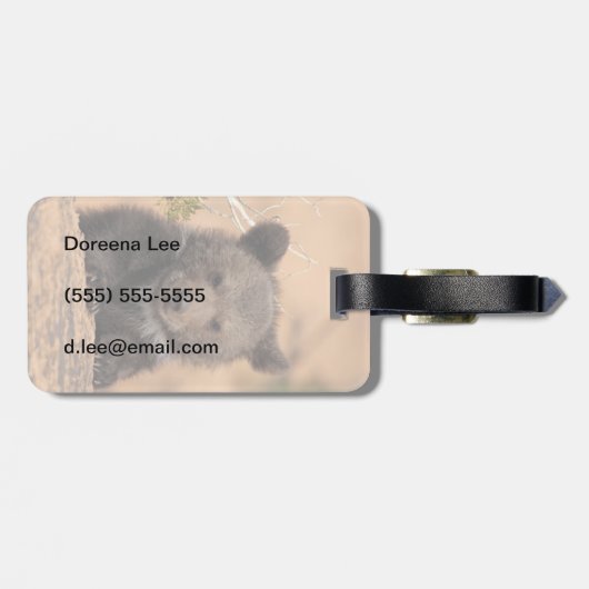 Grizzlybär CUB Gepäckanhänger (Rückseite horizontal)