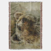 Grizzlybär Decke (Vorderseite Vertikal)