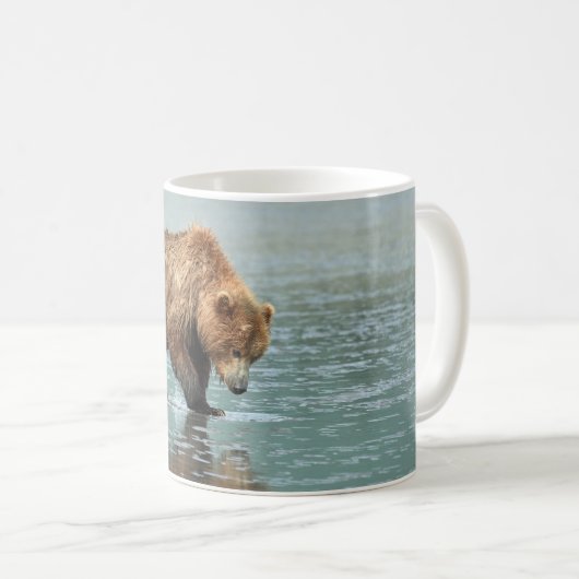 Grizzlybär der klassischen Tasse (VorderseiteRechts)