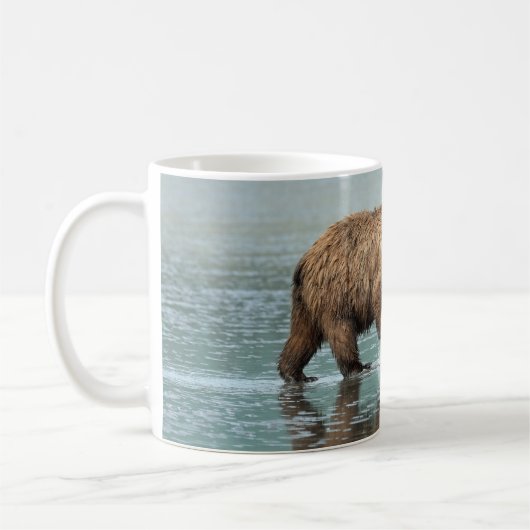 Grizzlybär der klassischen Tasse (Links)
