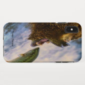 Grizzlybär, der Steelhead-Lachs fängt Case-Mate iPhone Hülle (Rückseite (Horizontal))