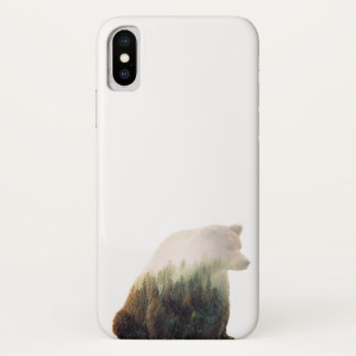 Grizzlybär-Doppeltes herausgestellter Case-Mate iPhone Hülle