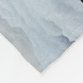 Grizzlybär fängt Lachs Fleecedecke (Ecke)