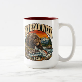 Grizzlybär-Fischen 2026 Vintage-Outdoor-Liebhaber Zweifarbige Tasse