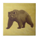 Grizzlybär Fliese (Vorderseite)