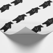 Grizzlybär Geschenkpapier (Ecke)