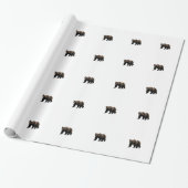 Grizzlybär Geschenkpapier (Ungerollt)