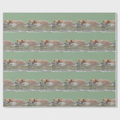 Grizzlybär Geschenkpapier (Flach)