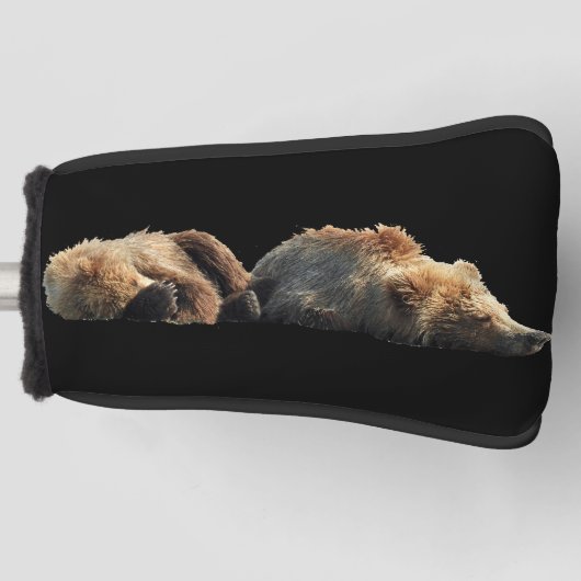 Grizzlybär Golf Head Cover Headcover (Vorderseite)