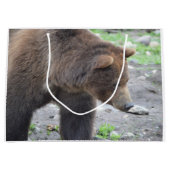 Grizzlybär Große Geschenktüte (Vorderseite)
