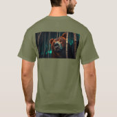 Grizzlybär im Wald T-Shirt (Rückseite)