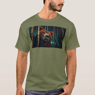 Grizzlybär im Wald T-Shirt