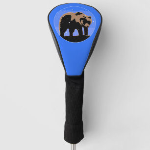 Grizzlybär im Winter - Original Wildlife Art Golf Headcover