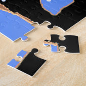 Grizzlybär im Winter - Original Wildlife Art Puzzle (Seite)