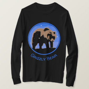 Grizzlybär im Winter - Original Wildlife Art T-Shirt