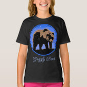 Grizzlybär im Winter - Original Wildlife Art T- T-Shirt (Vorderseite)