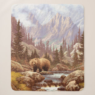 Grizzlybär in den Rocky Mountains / AF-006bear,g Sherpadecke