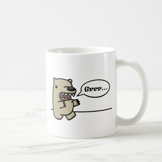 Grizzlybär Kaffeetasse (Rechts)