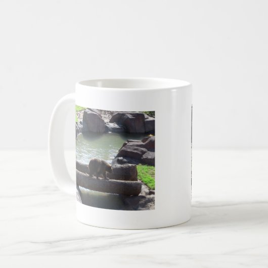 Grizzlybär Kaffeetasse (Vorderseite Links)