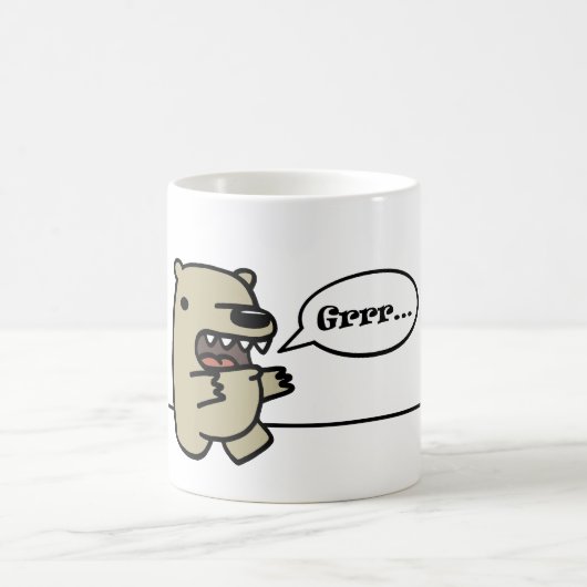 Grizzlybär Kaffeetasse (Mittel)