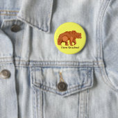 Grizzlybär-Knopf Button (Beispiel)