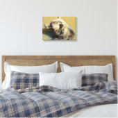 Grizzlybär Leinwanddruck (Insitu (Schlafzimmer))