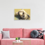 Grizzlybär Leinwanddruck (Insitu (Wohnzimmer))