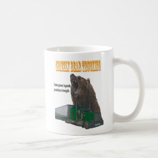Grizzlybär-LKW-Transport Kaffeetasse