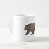 Grizzlybär-Magie Kaffeetasse (Vorderseite Links)