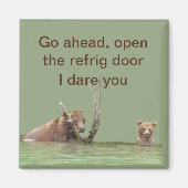 Grizzlybär-Magnet Magnet (Vorne)