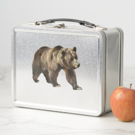 Grizzlybär Metal Lunchbox