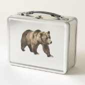 Grizzlybär Metal Lunchbox (Vorderseite)