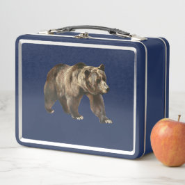 Grizzlybär Metal Lunchbox