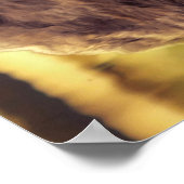 Grizzlybär Mindset - kalter Wasserreflektion Poster (Ecke)