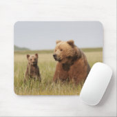 Grizzlybär mit CUB Mousepad (Mit Mouse)