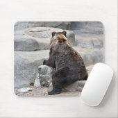 Grizzlybär Mousepad (Mit Mouse)