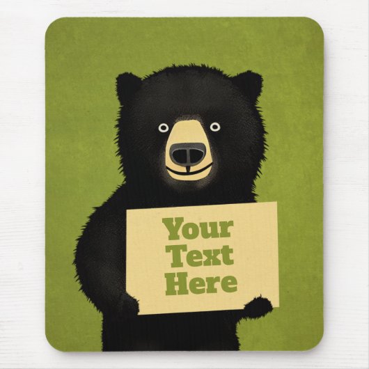 Grizzlybär Mousepad (Vorne)