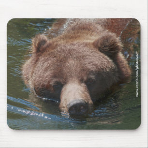 Grizzlybär Mousepad