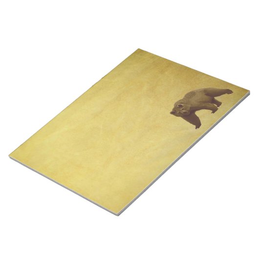 Grizzlybär Notizblock (angewinkelt)