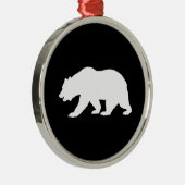 Grizzlybär-Ornament Ornament Aus Metall (Rechts)
