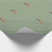 Grizzlybär-Packpapier Geschenkpapier (Ecke)