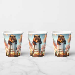 Grizzlybär Pappbecher