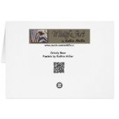 Grizzlybär - Pastelle (Rückseite Horizontal)