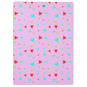 Grizzlybär Pink Klemmbrett (Rückseite)
