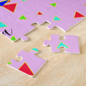 Grizzlybär Pink Puzzle (Seite)