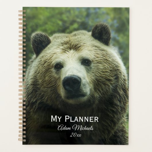 Grizzlybär Planer (Vorderseite)