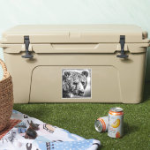 Grizzlybär-Portrait Aufkleber (Kühler)