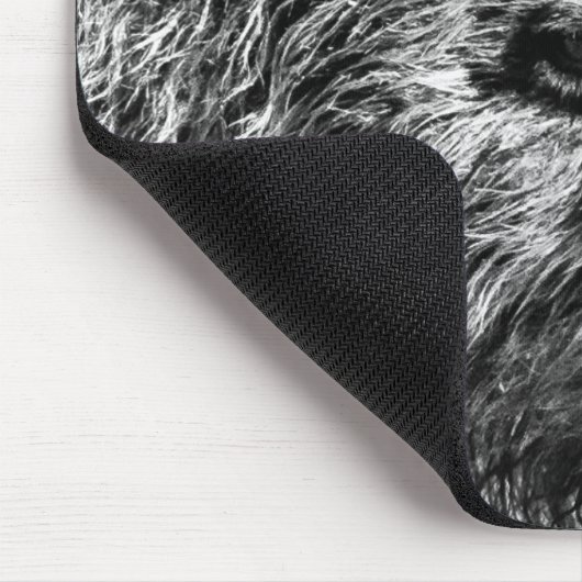 Grizzlybär-Portrait Mousepad (Ecke)