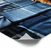 Grizzlybär Poster (Ecke)