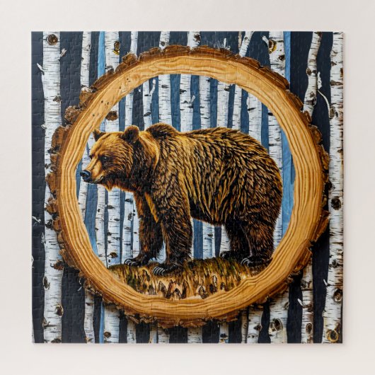 Grizzlybär Puzzle (Vertikal)
